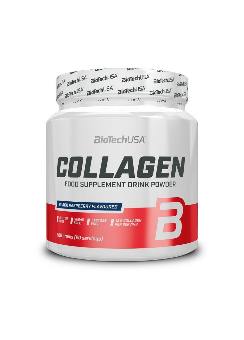 Препарат для суставов и связок Collagen 300 грамм, черная малина Biotech (293341328)