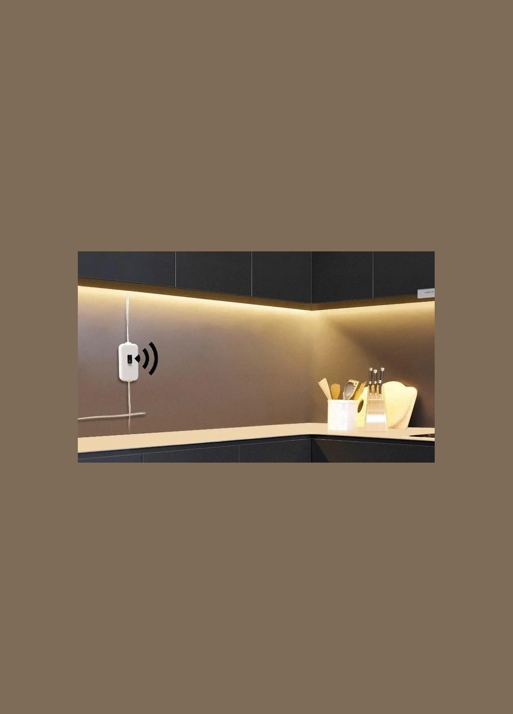 LED USB світильник з безконтактним вимикачем 3 метри strip Теплий білий Rex (371810032)