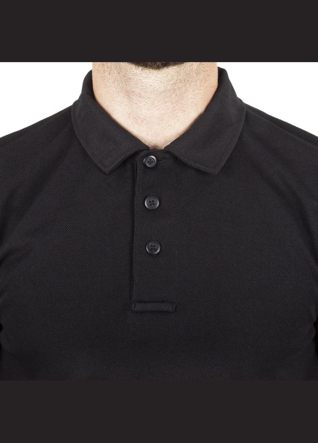 Футболка Поло тактична TACTICAL QUICK DRY POLOSHIRT Black No Brand (316026649)