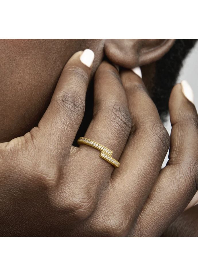 Каблучка Пандора блискуча зі з'єднанням 169491C01 Kabluchka (355344778)