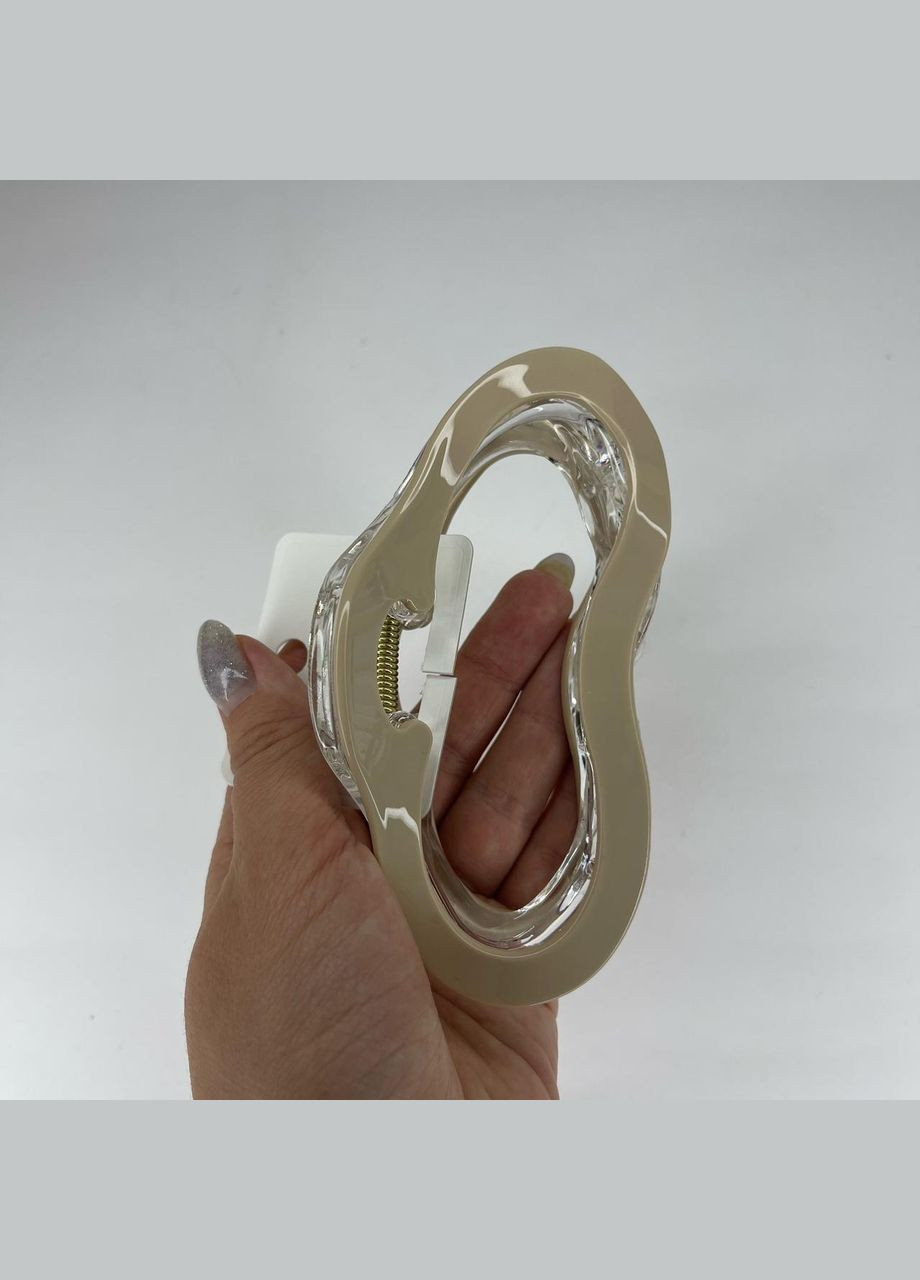 Заколки для волос Заколка краб рамка пластиковый Светло 11 см Finding (316249018)