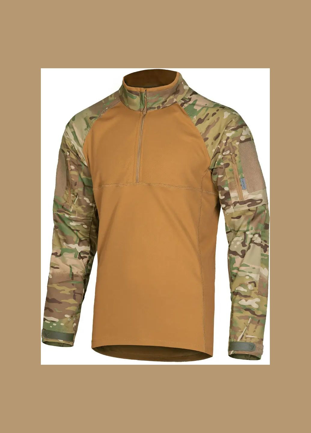 Койот лонгслив убакс cm raid twill/coolpass pique камуфляж Camotec