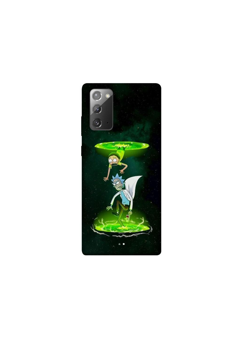 Чехол на Samsung Galaxy Note 20 Rick and Morty Frontalka (354690808)