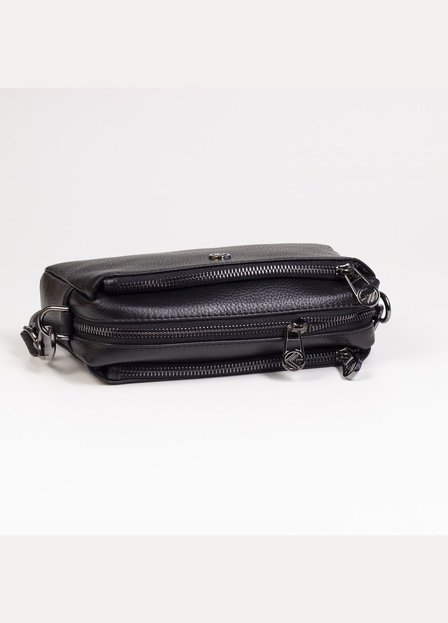 Женская сумка кросс-боди 40125-37-1 кожаная черная Eminsa (276003342)