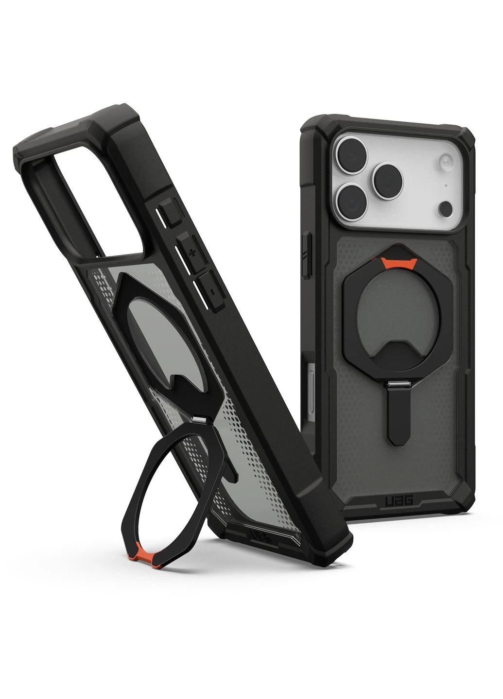 Панель UAG Plasma XTE MagSafe для Apple iPhone 17 Pro Max Black/Pop Orange (114528114097) Urban Armor Gear (393949797)