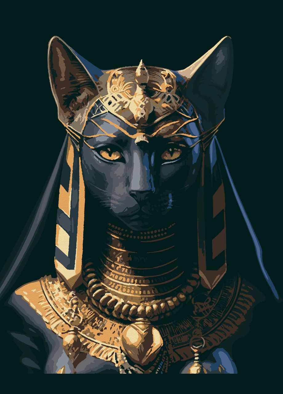 Картина за номерами Бастет 40x50 см (RB-1100) Riviera Blanca (322650668)