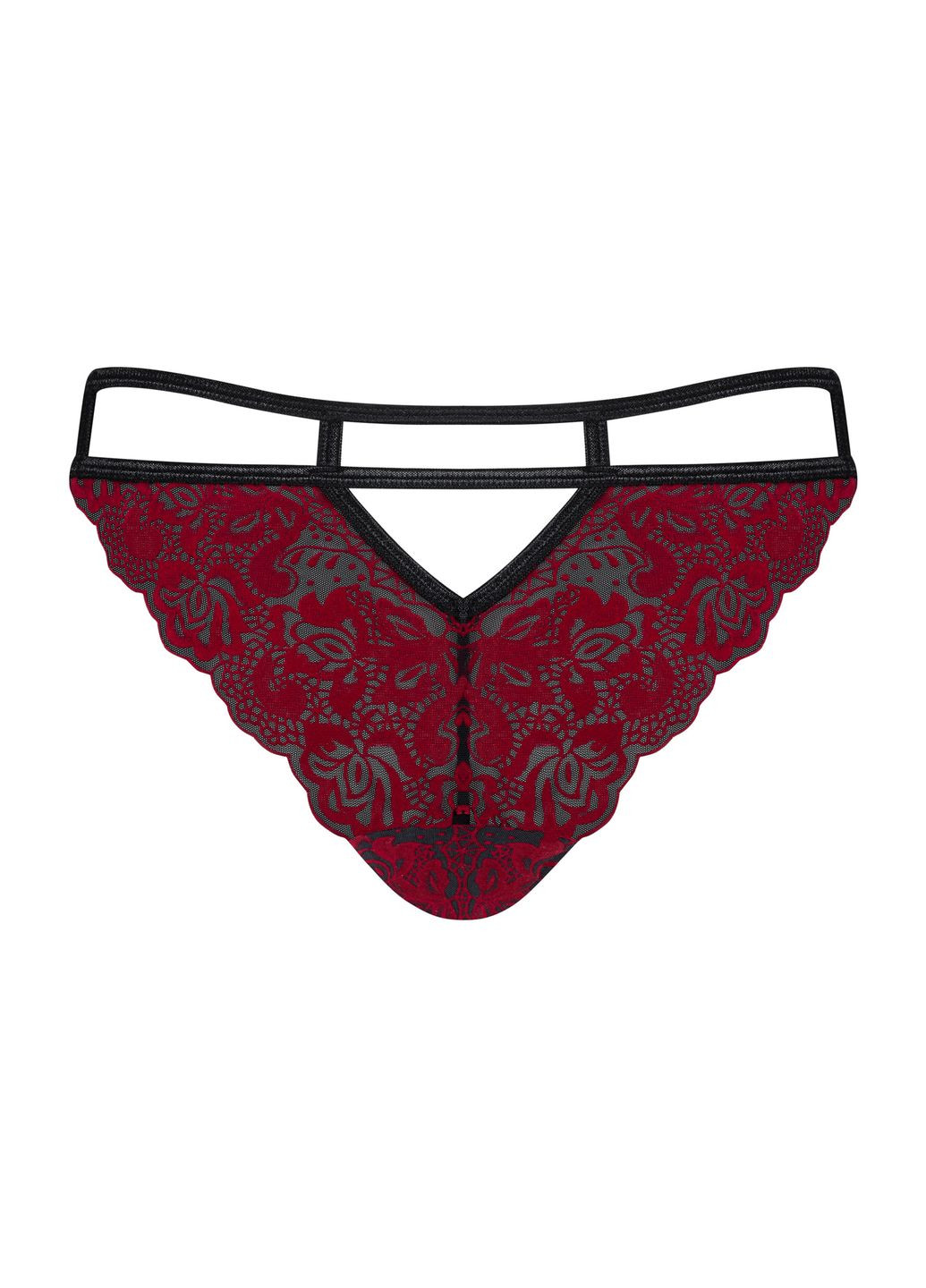 Трусики Sugestina Bordeaux-Black Obsessive (361670354)