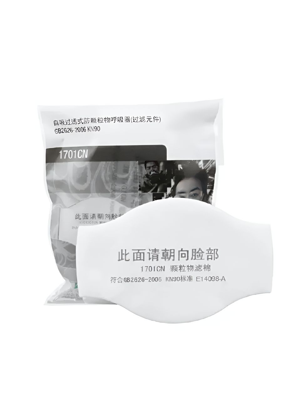 Фільтр бавовняний 1701CN ЗМ KN90 для маски 1211 3М (326065833)