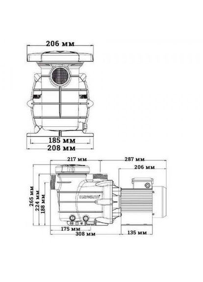 Насос для бассейна PL 81002 (220 В, 5.4 м3/час, 0.25 HP) Hayward (315035785)