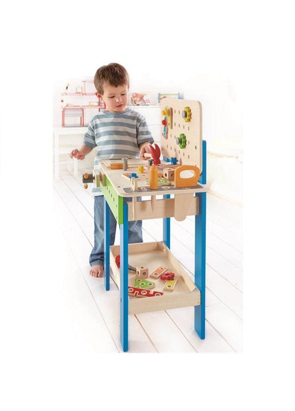 Дитячий станок з інструментами Верстак майстра (E3000) Hape (331299573)
