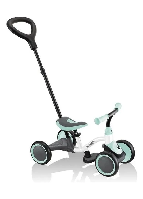 Беговел детский серии LEARNING BIKE 3в1, бело-мятный, до 20кг, 4 колеса (DWT_638-206) Globber (398862606)