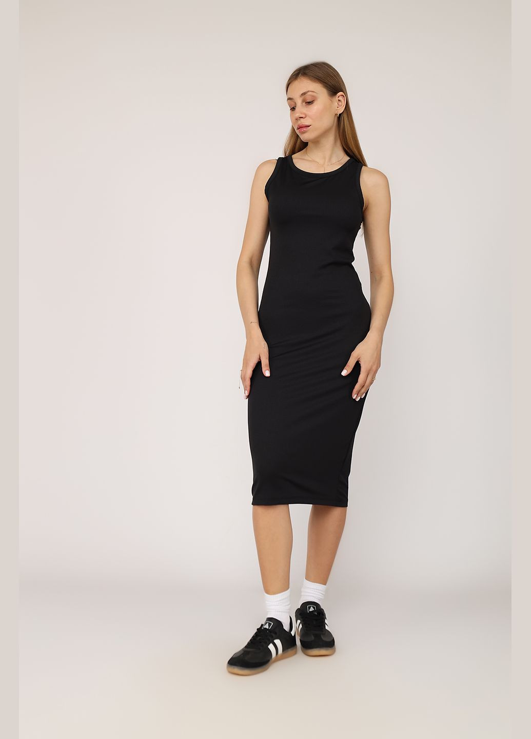 Летний женский сарафан женский цвет черный cb-00278891 Yuki