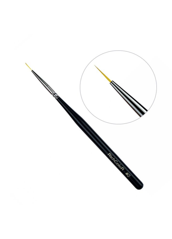 Кисть-лайнер №2, 9 мм RichColor (356673735)