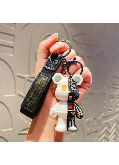 Милый брелок Мишка, Механический мультяшный стиль, Аксессуар на сумку, рюкзак, ключи, Чёрный+ No Brand (370079898)
