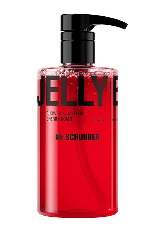 Гель для душа Mr.SCRUBBER Jelly Bubbles Cherry Bomb, 500 мл Mr. Scrubber (365842361)