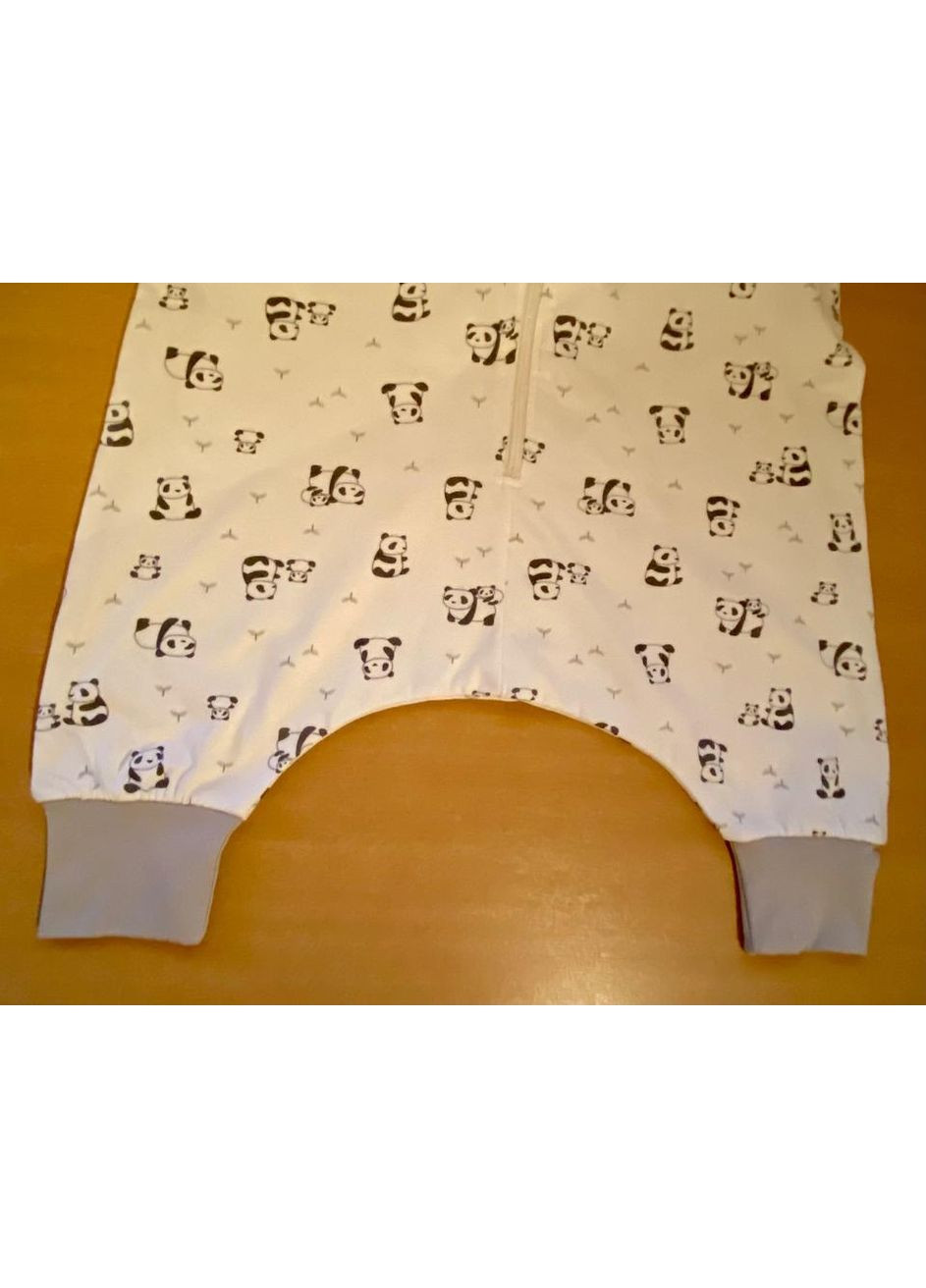 Біла комбінезон-сліп бавовняний з принтом для хлопчика by jetipi bdo96462 білий Dimo