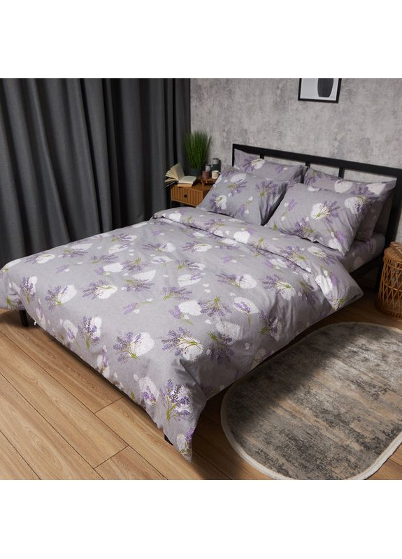 Комплект постільної білизни Бязь Gold Люкс Сімейні 160х220х2 наволочки 2х50х70 (MS-820009656) Moon&Star Provence Dreams (356114841)