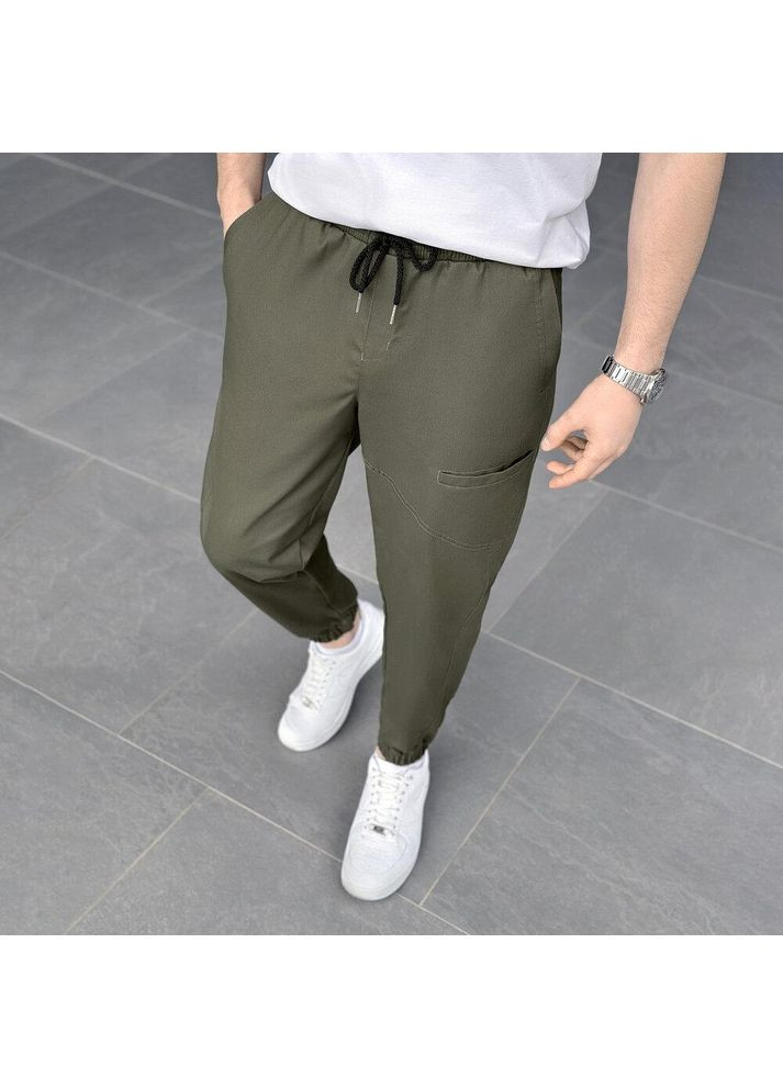 Хаки спортивные, повседневный демисезонные джоггеры брюки Vakko