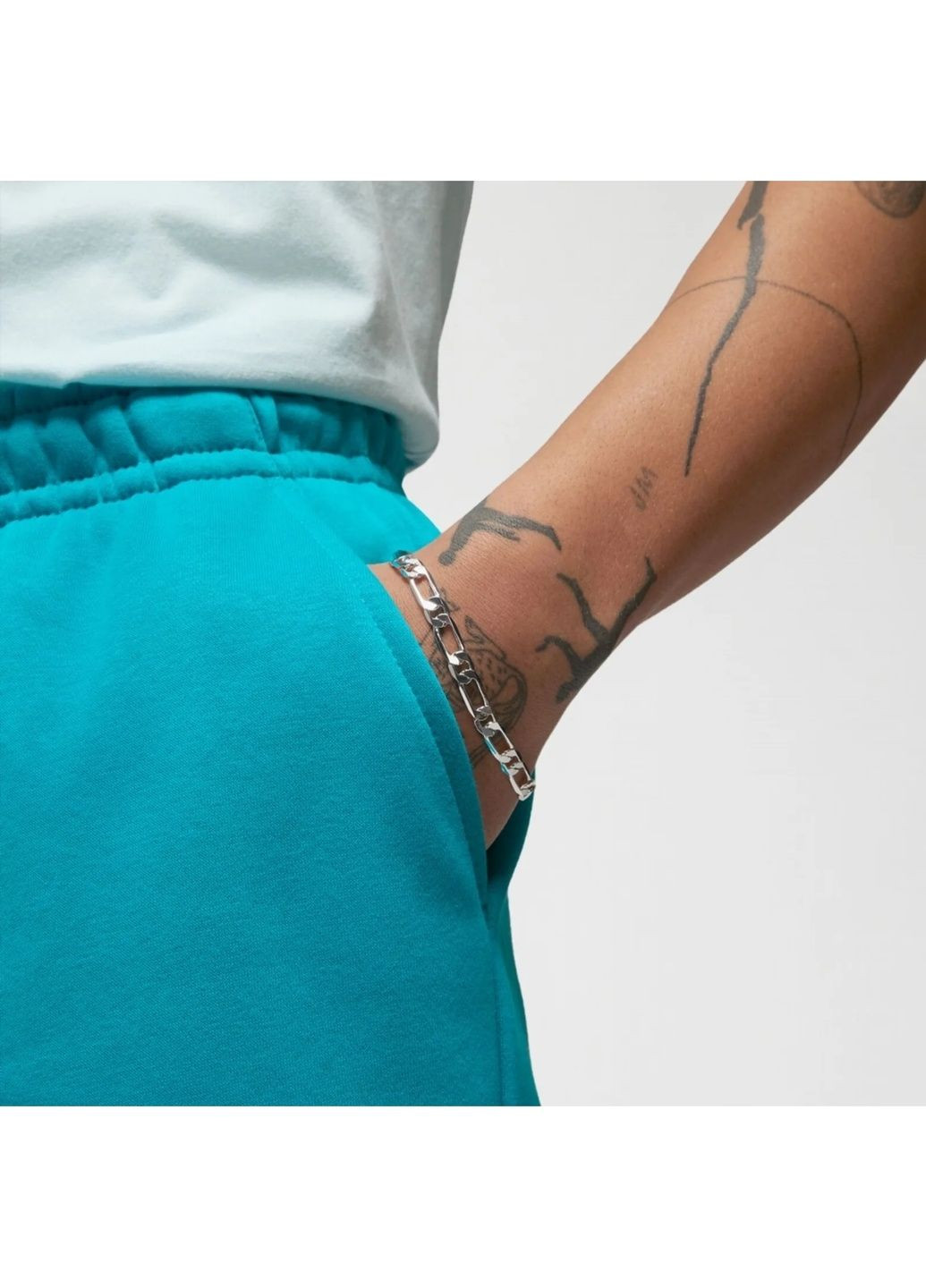 Мужские шорты Brooklyn Fleece Shorts Light Blue Air Jordan (366039074)