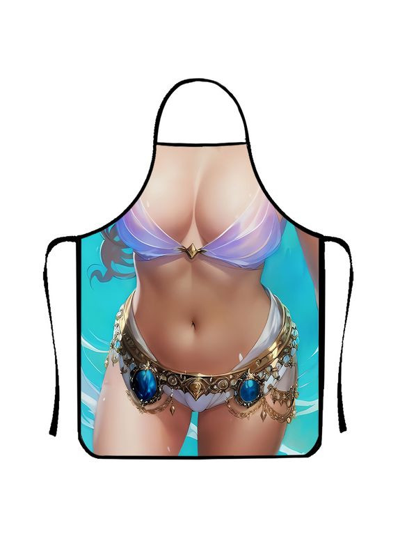 Фартук с приколом для женщин девушка морская 80 на 60 см разноцветный Jannet Фартух (327218235)