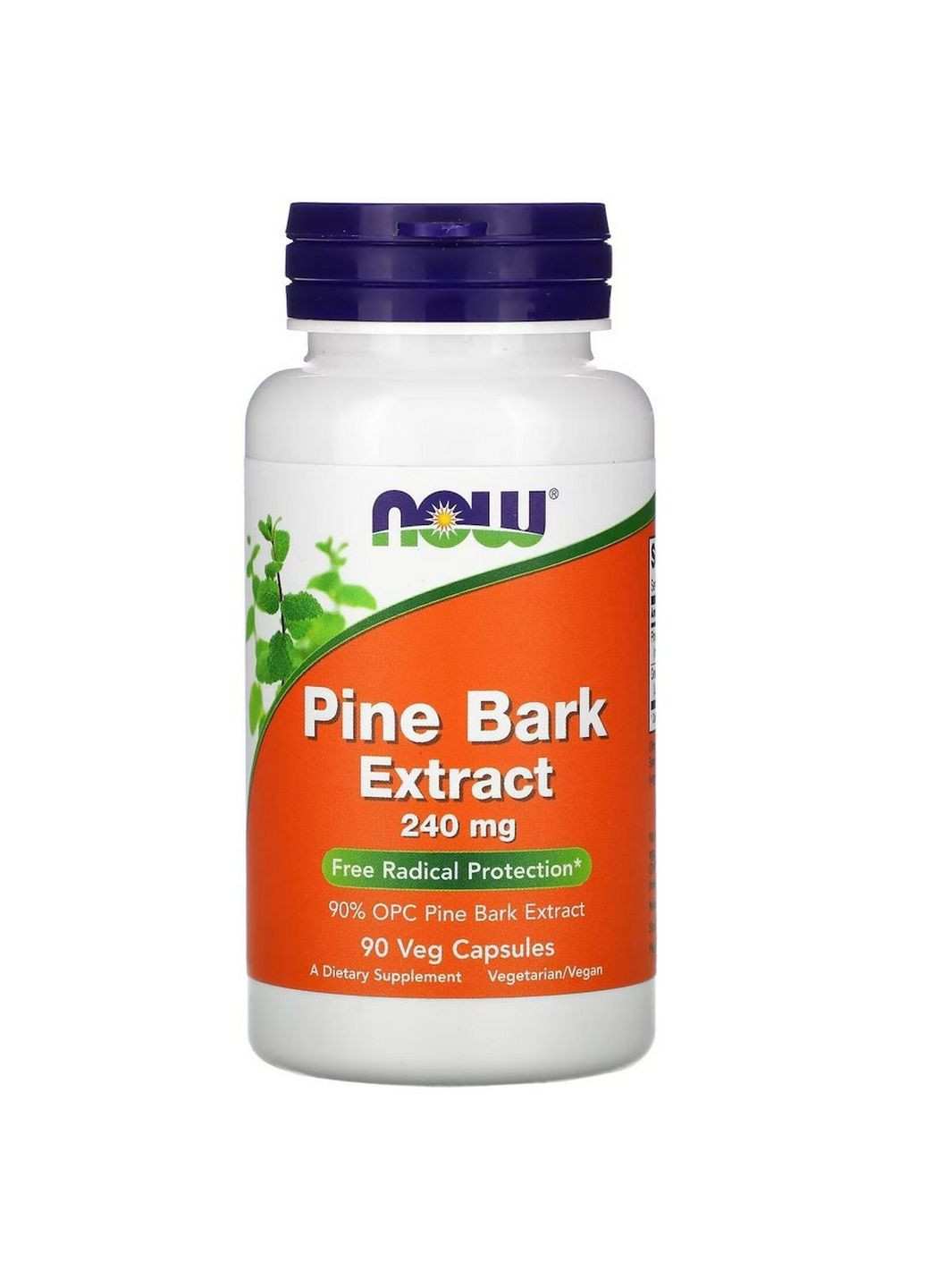Натуральная добавка Pine Bark Extract 240 mg, 90 вегакапсул Now (293342649)
