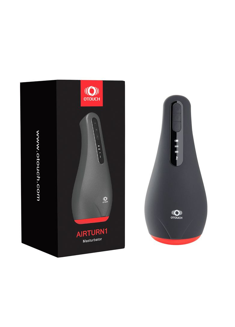 Мастурбатор AIRTURN 1, 7 режимів вібрації, 2 рівні підігріву, лічильник фрикцій - CherryLove Otouch (339867475)