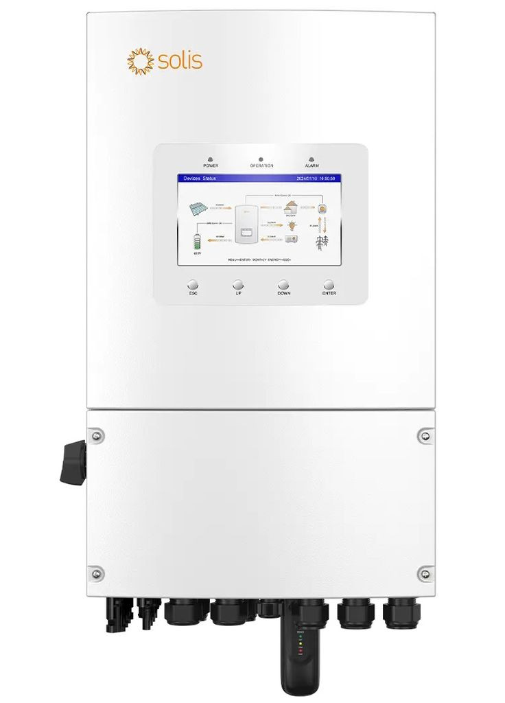 Гібридний інвертор однофазний S6 5кВт, 2xMPPT, DC, для LV Batteries Solis (314982573)