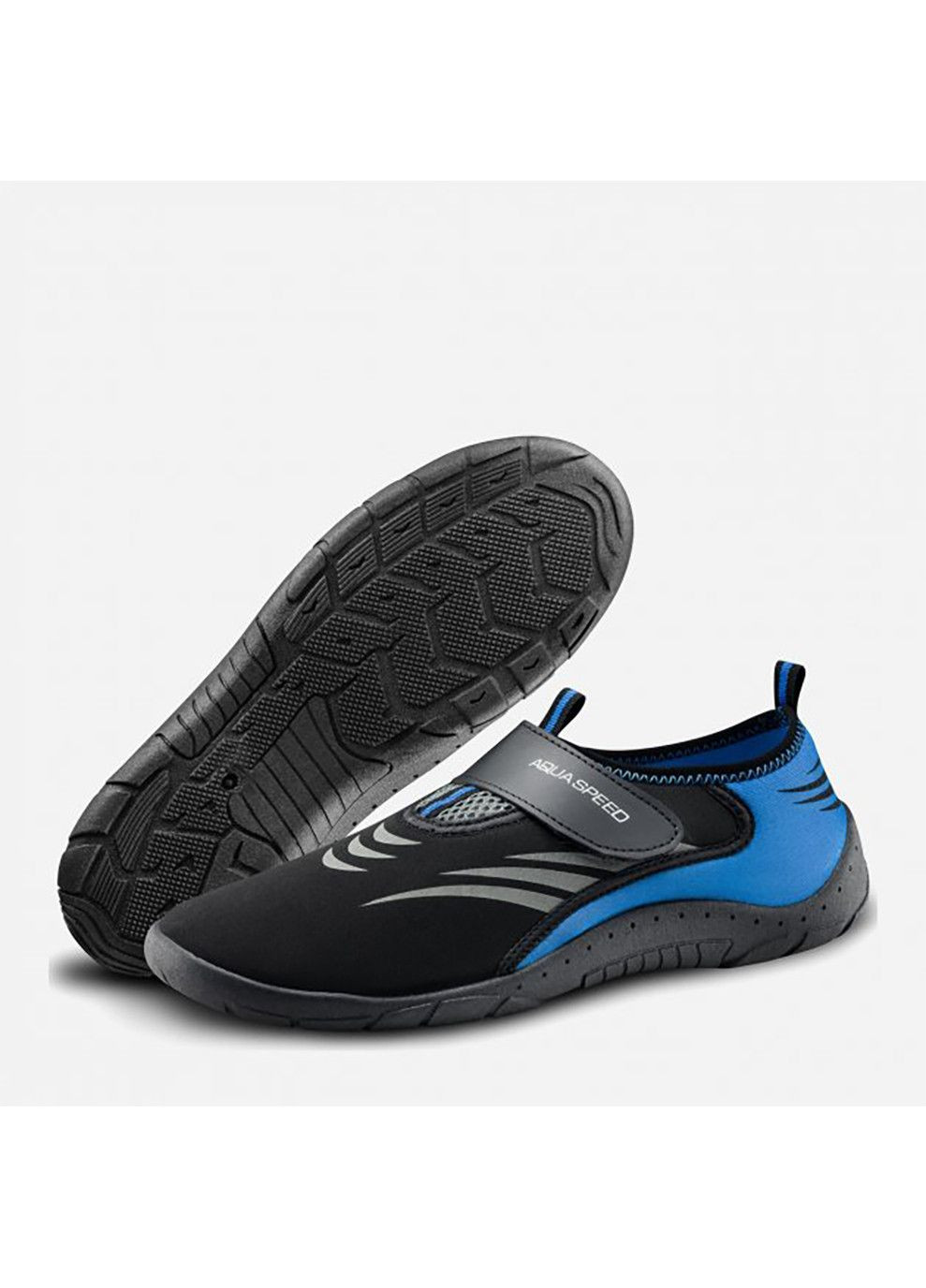 Аквашузи AQUA SHOE MODEL 27A 7610 чорний, сірий, флуоресцентний жовтий Aqua Speed (333956682)