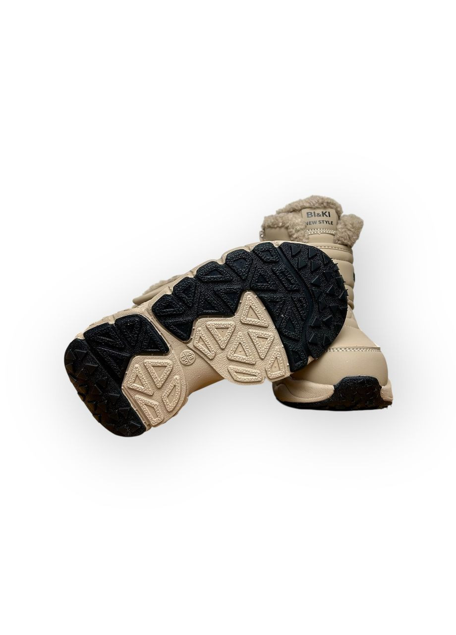 Дитячі зимові чоботи для дівчаток бежеві, розмір 27-17,5 см Bi & Ki (371996530)