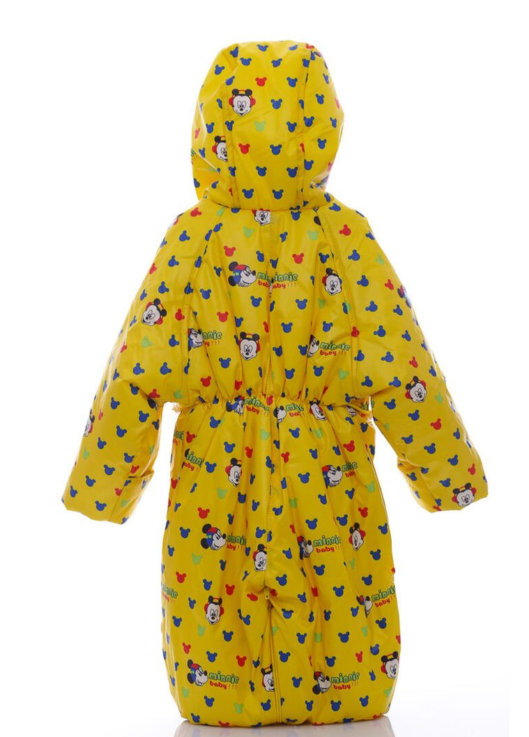 Комбінезон Трансформер на флісі з принтом Міккі Мауса жовтий 86 см (40759) BABYKROHA (315423877)