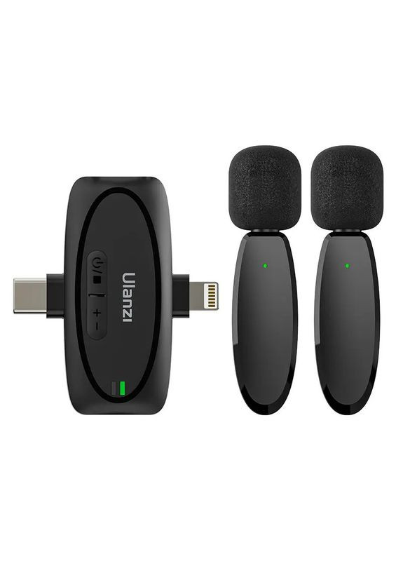 Микрофон беспроводной 3в1 iPhone/Android/камера двойной 50м V6 Ulanzi (316092895)