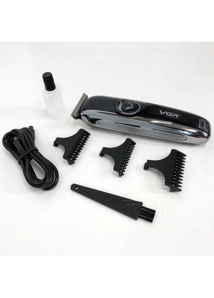 Машинка для стрижки V-168 беспроводная с комплектом насадок, Электробритва для головы VGR (365813317)