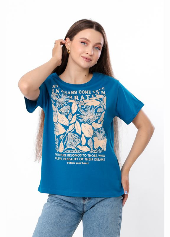 Футболка жіноча (оверсайз) (p-14215) Носи своє - (363044005)