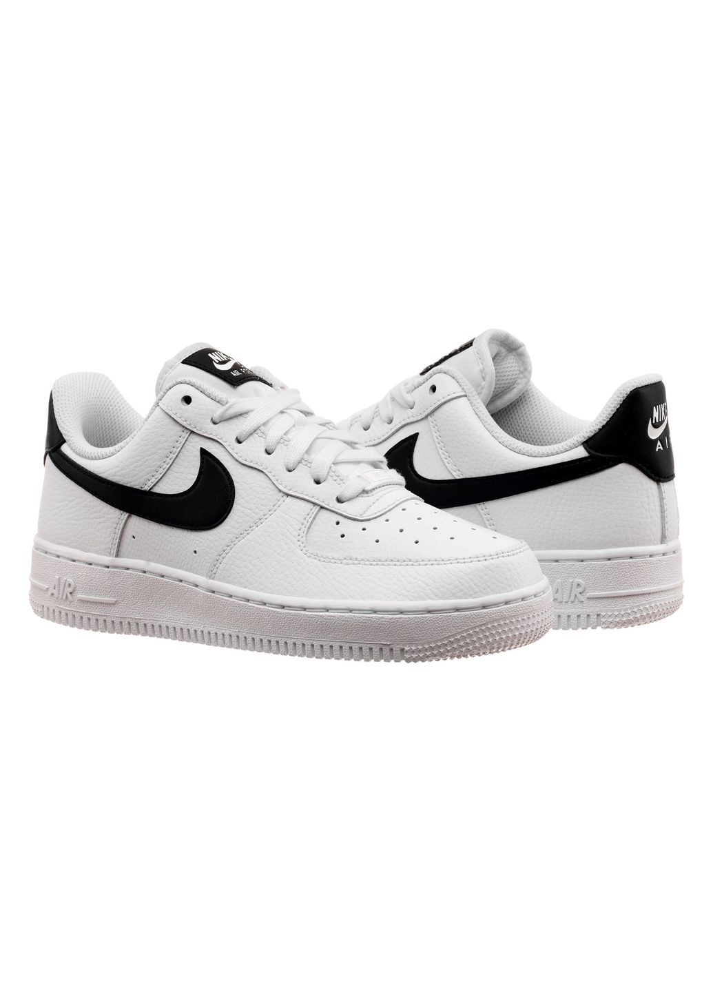 Кросівки жіночі Air Force 1 Low White Black M (DD8959-103) Nike чорно-білі (370780628)
