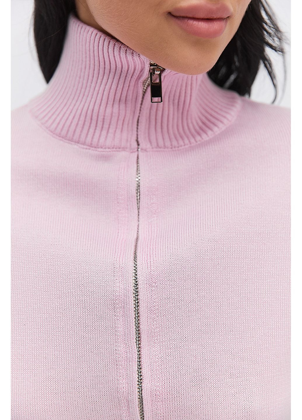 Женская вязаная кофта на молнии с высоким воротником Arjen (366748805)