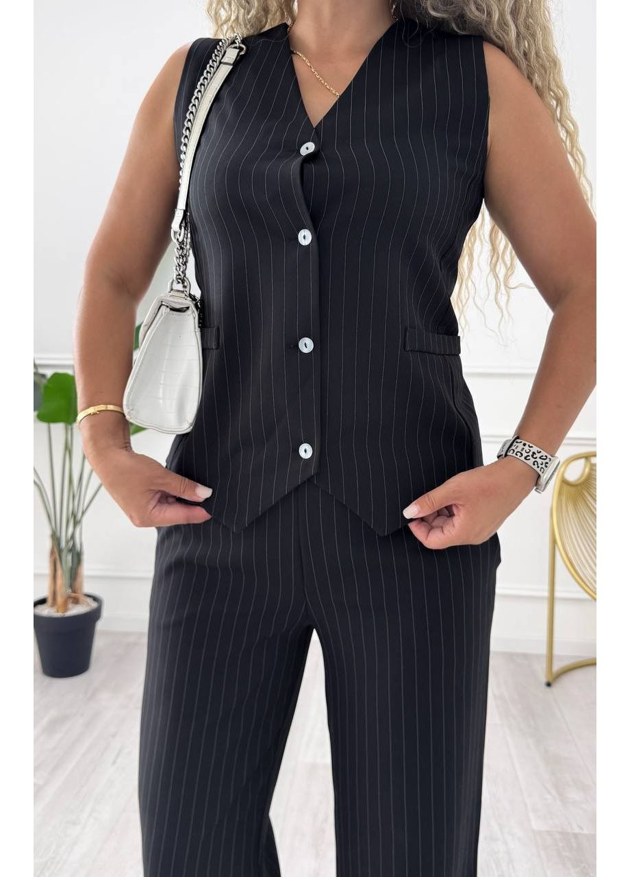 Костюм (жилет, брюки), цвет Черный No Brand (361245807)