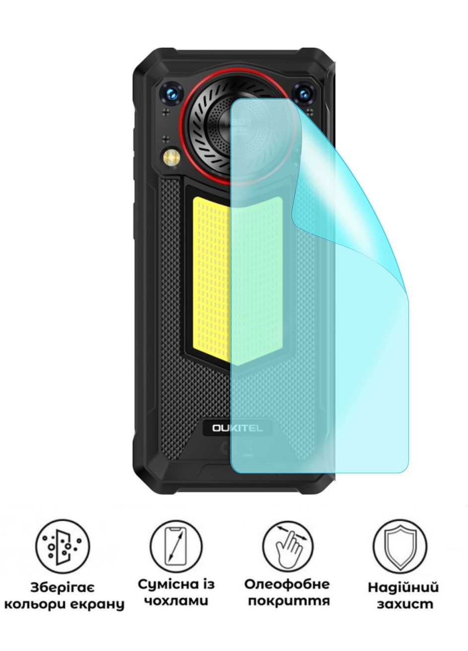 Защитная полиуретановая матовая пленка Medium Armor на корпус смартфона Oukitel WP53 Pro GP (373246388)