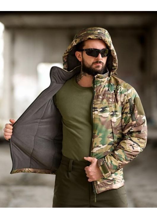 Тактическая мужская зимняя куртка Таслан мультикам No Brand (369132274)
