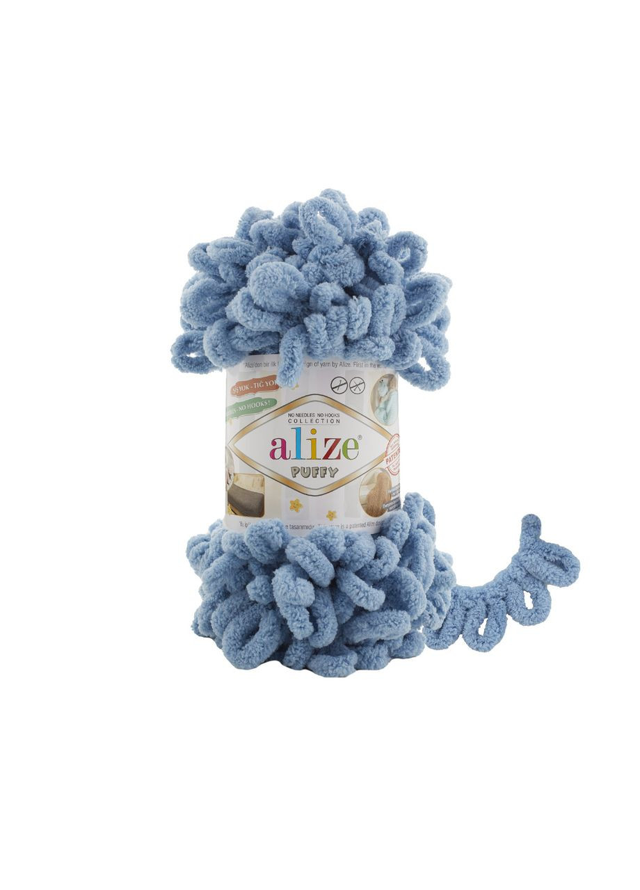 Пряжа Puffy 280 алізе пуффі плюшева Alize (326834881)