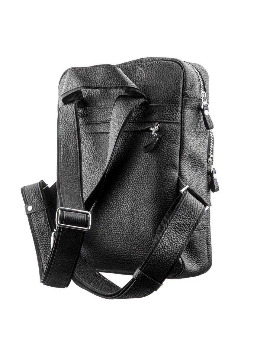 Рюкзак 11185 из натуральной кожи Черный Shvigel (331906409)