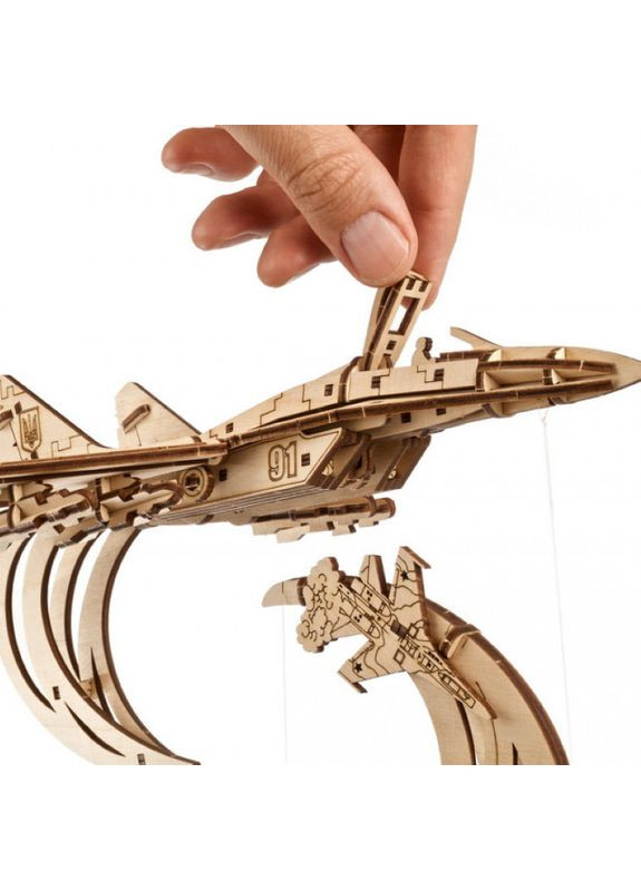 Деревянный механический 3D конструктор Призрак Киева (70191) UGEARS (339781923)