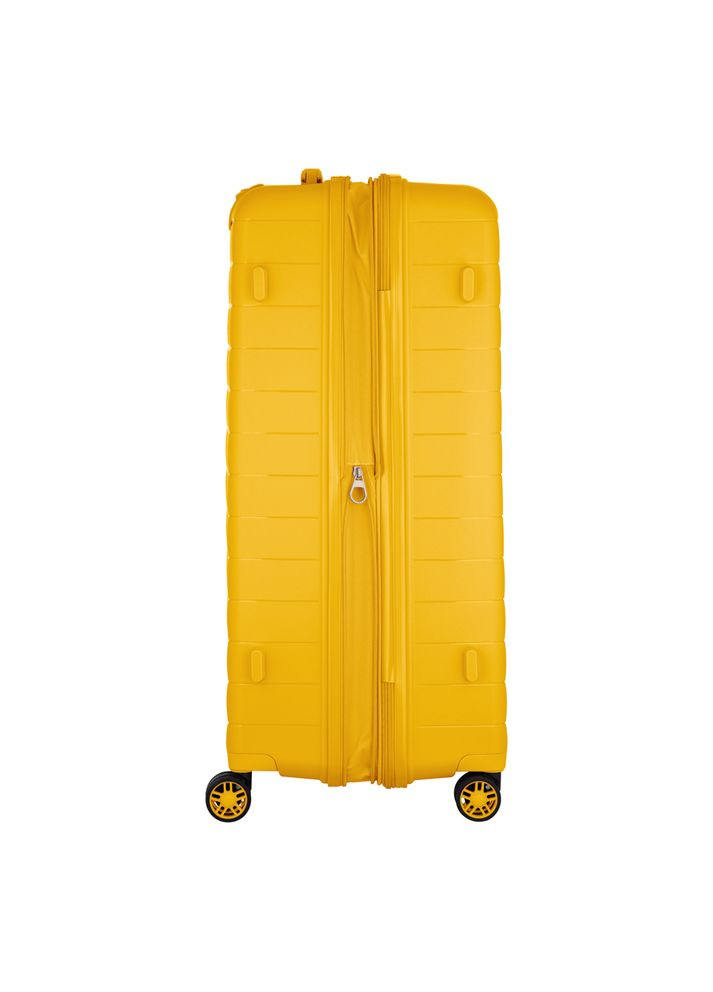 Валіза, Aero, поліпропілен, велика, 99/119 л, TSA, 4 колеса, EXP, бурштиново-жовтий 2E (370616132)