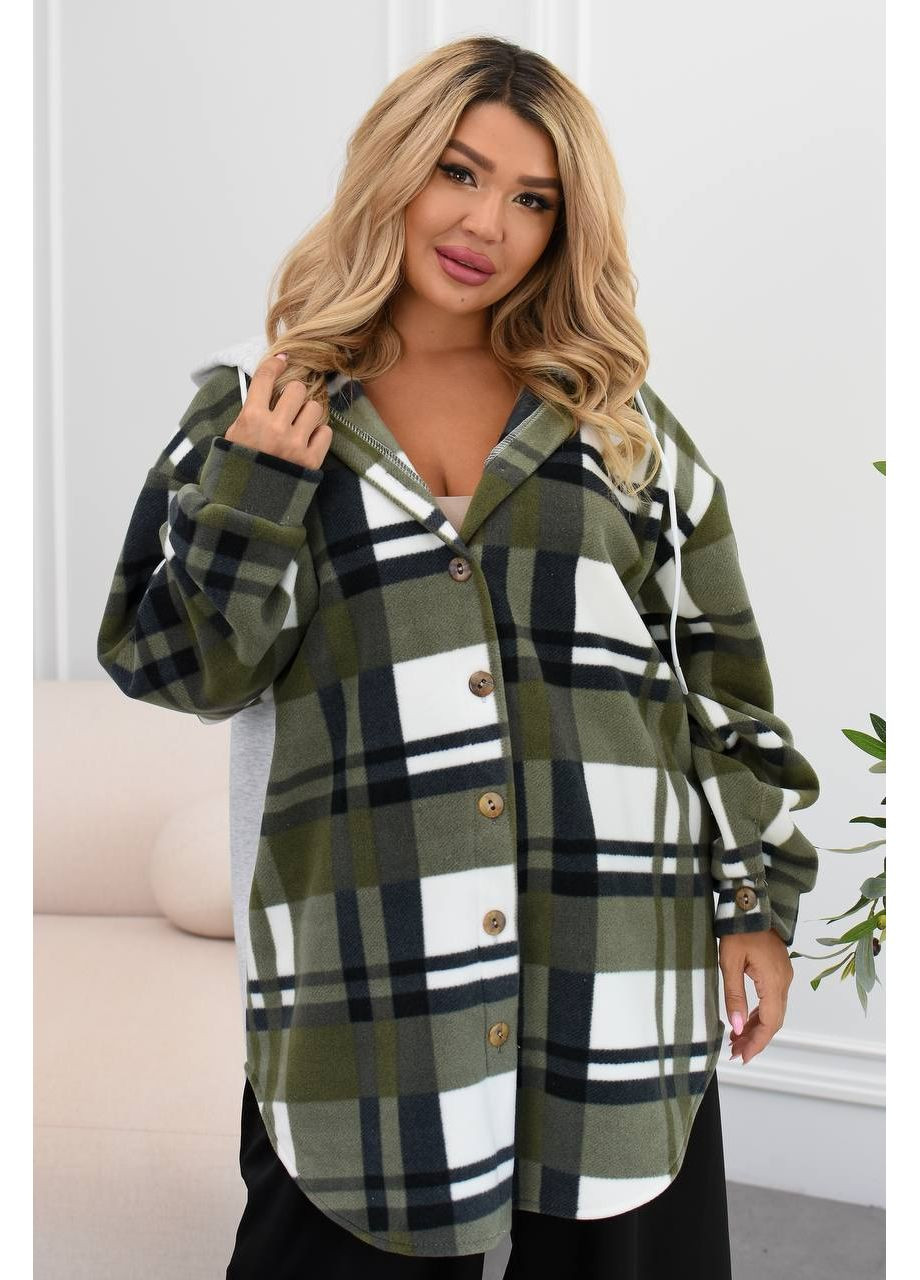 Жіноча подовжена сорочка з капюшоном Україна (360898479)