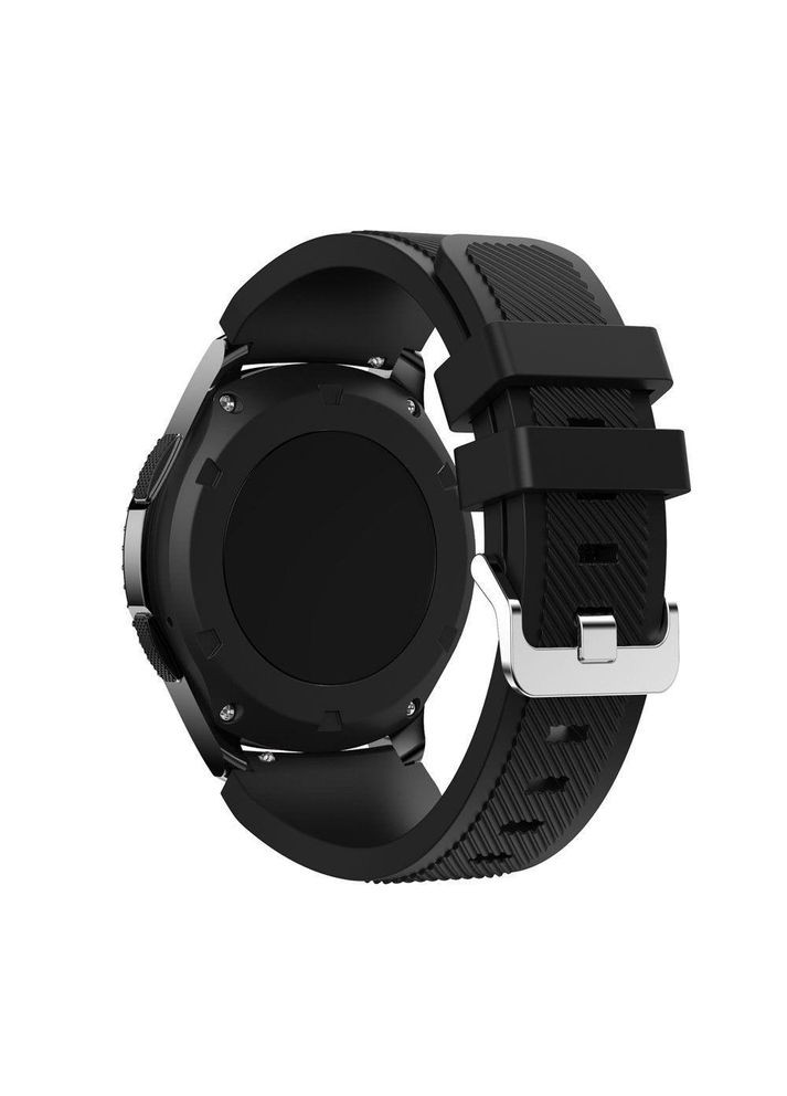 Силиконовый ремешок для часов Huawei Watch GT / GT Active 46mm - Black Primo (333720184)