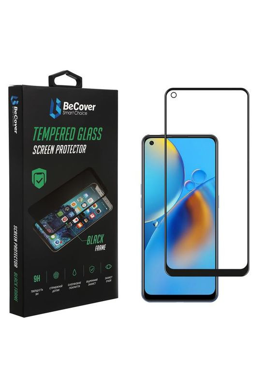 Защитное стекло для Oppo A74 4G Black (706656) BeCover (336957836)