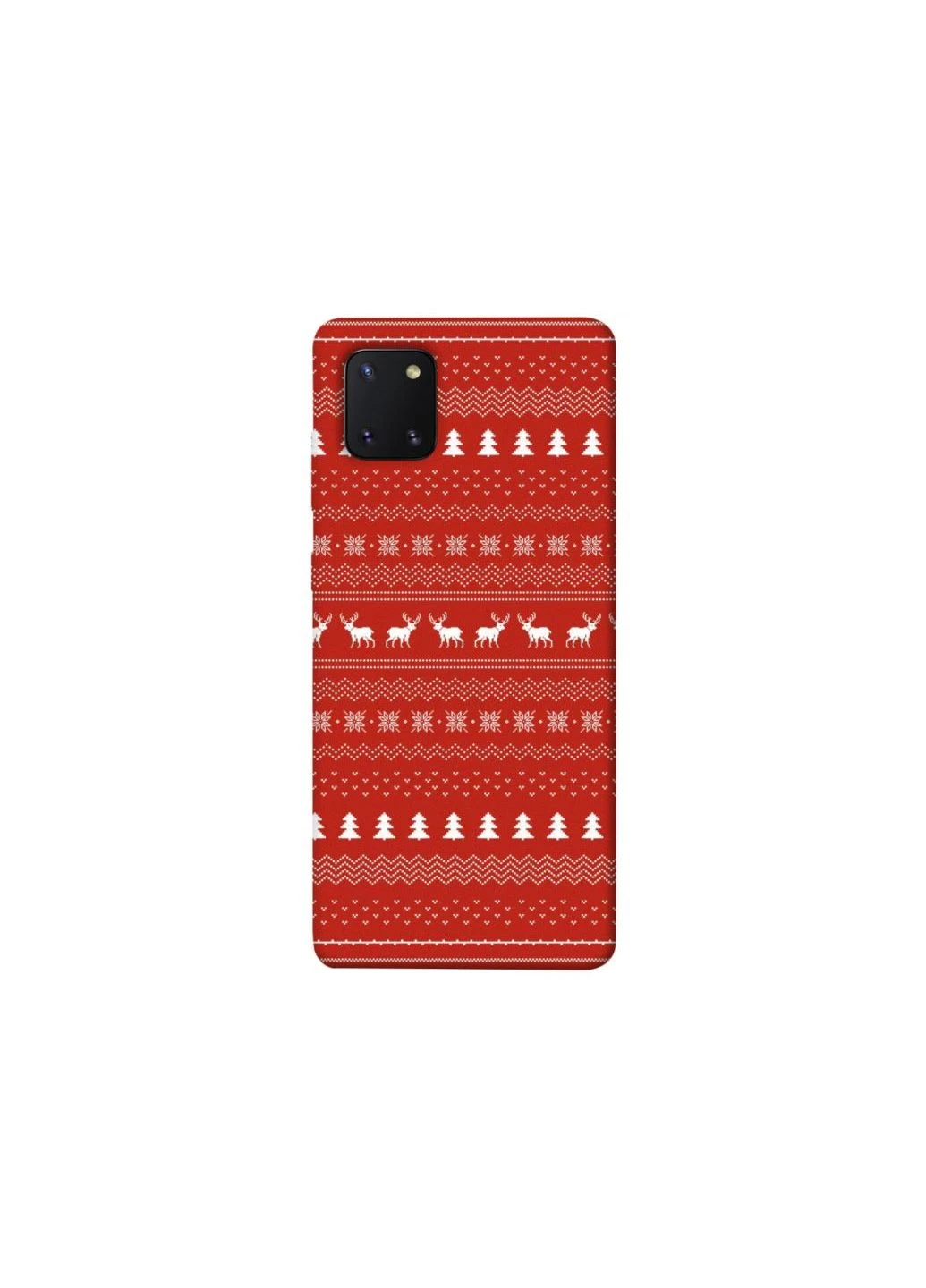 Чехол на Samsung Galaxy Note 10 Lite (A81) Новогодний v12 Frontalka (353364828)