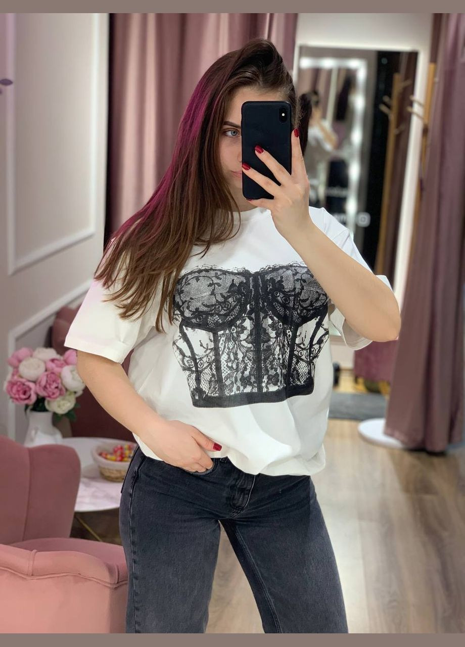 Женская футболка с принтом Україна - (331606630)