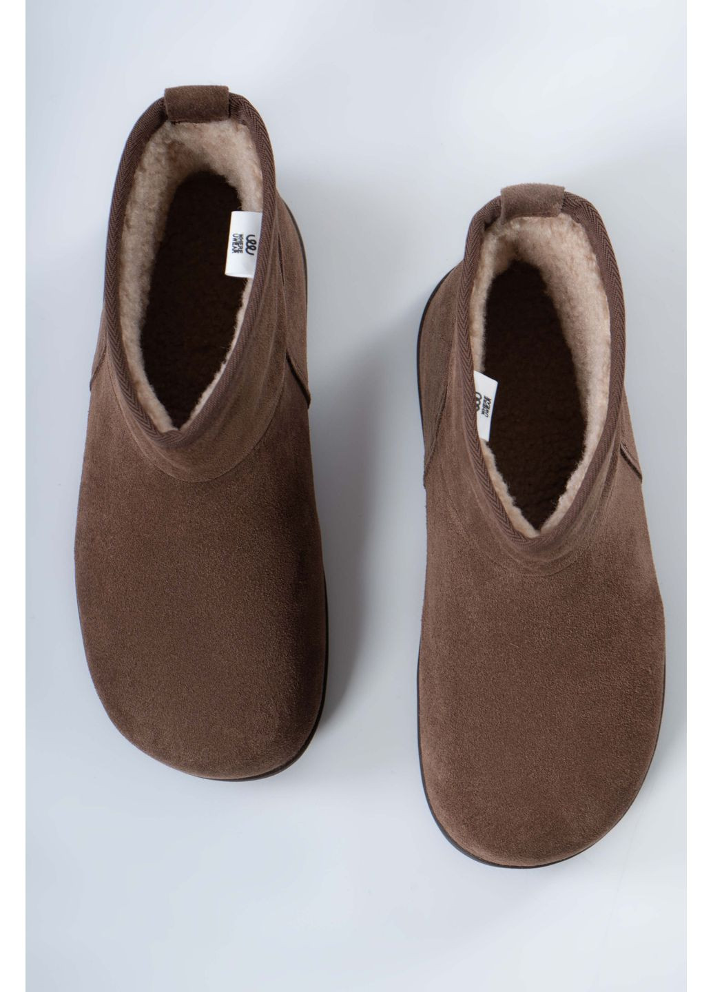 Угги женские Натуральная замша коричневые 346804 Where Uwear (370269008)