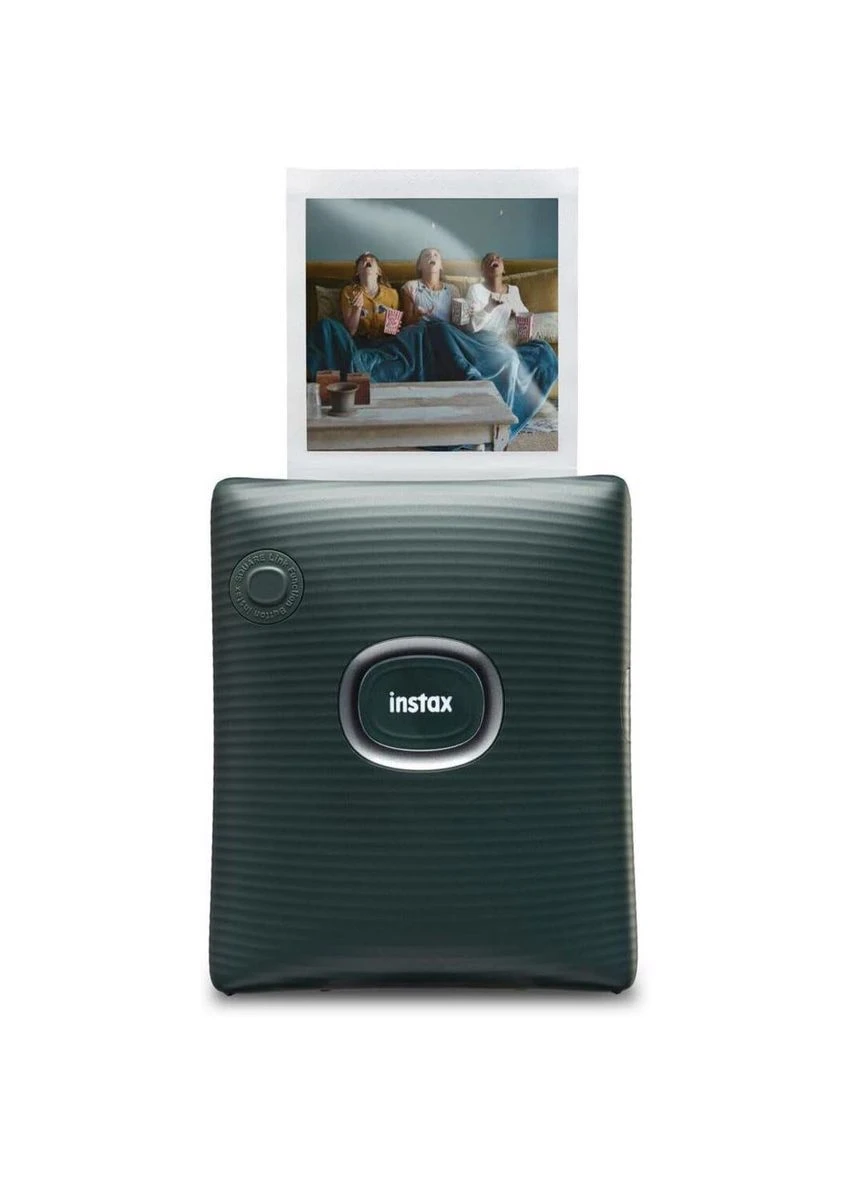 Подарочный набор фотопринтер Instax SQ Link/Фотобумага 20 шт/Чехол/Фотоальбом на 80 фото Зеленый Fujifilm (387587200)
