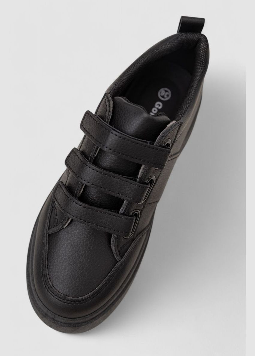 Кроссовки женские демисезонные на платформе Gollmony 243R2024-11 чёрные демисезоны (317638134)